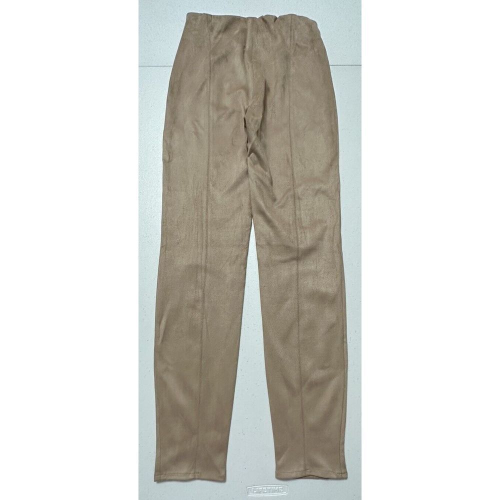 Guess ES Maya Leggings Globe Beige Faux Suede‎ High Rise Skinny Pants NWT XS